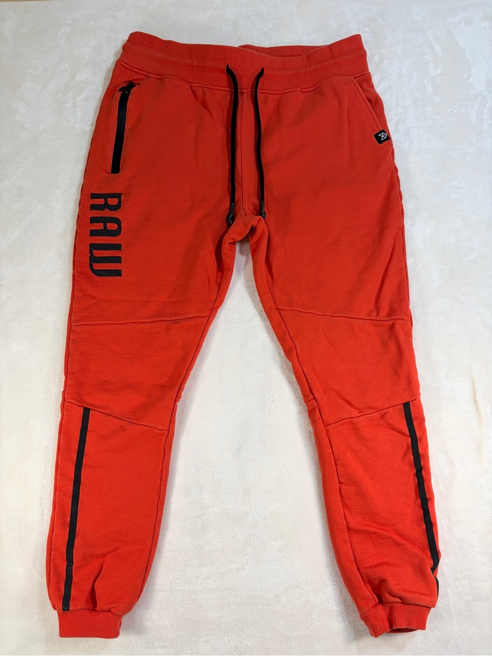 Rawgear Zipper Pocket‎ Jogger Sweatpants with Black Accents - Size L